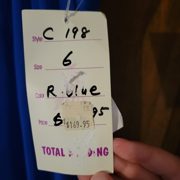 Royal Blue Prom Dress - Picture 4 of 5